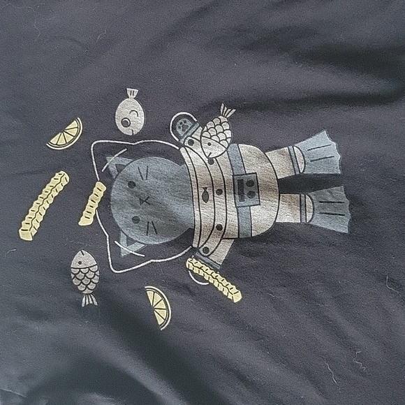 Huxbaby size 3 long sleeve (fish and chips) - Picture 2 of 2